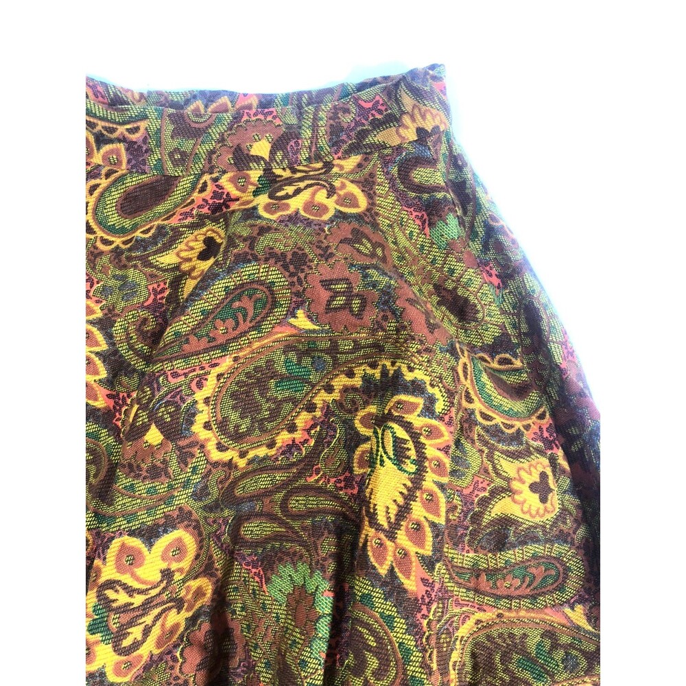 Vintage Hand Made Skirt - one of a kind size Small - Paisley - Picture 9 of 13